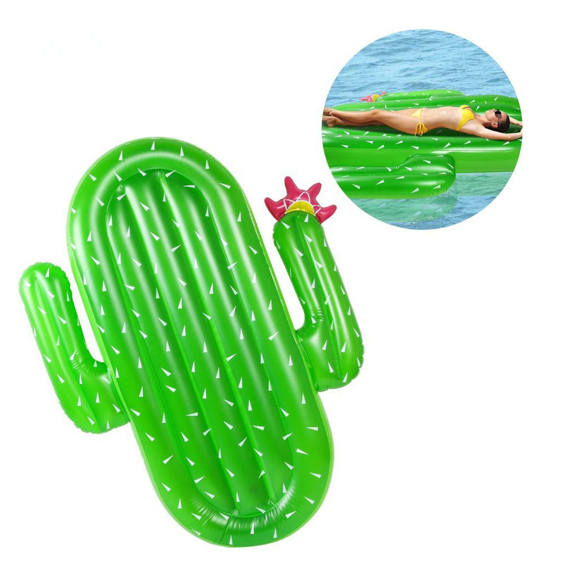 Férias Bebidas infláveis de cacto Flutuante Brinquedo de brinquedo piscina piscina flutuante Cadeiras flutuantes para adultos BSCI