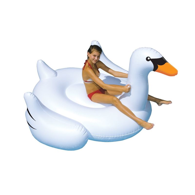 1.5kg Parque aquático Adult Swim Float Large Pool Inflatable Swan Float Floats ISO9001