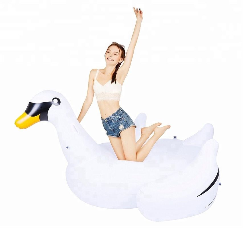 1.5kg Parque aquático Adult Swim Float Large Pool Inflatable Swan Float Floats ISO9001