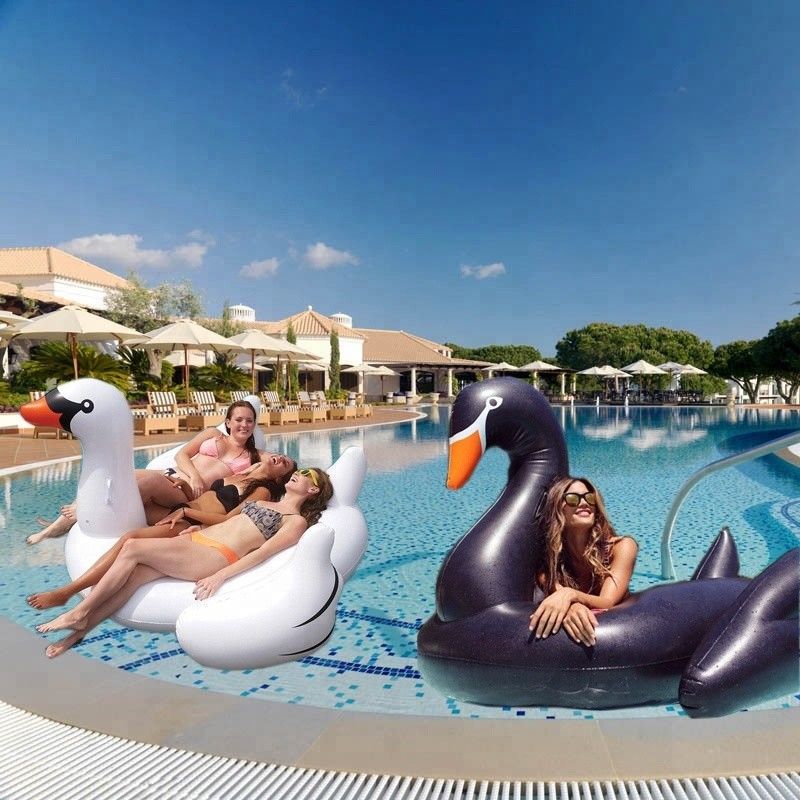 1.5kg Parque aquático Adult Swim Float Large Pool Inflatable Swan Float Floats ISO9001