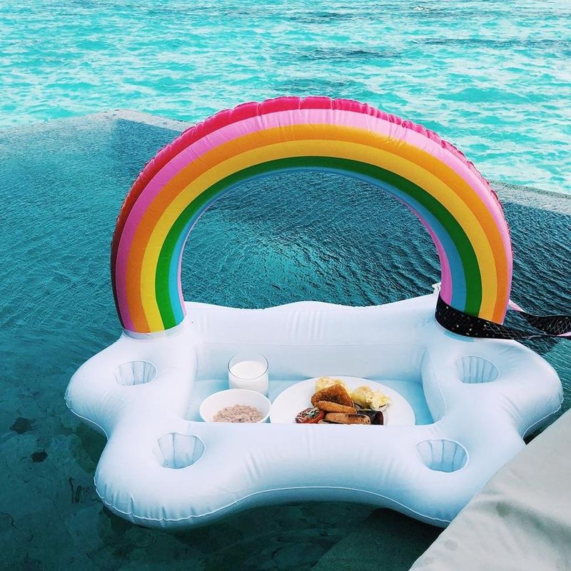0.54kgs Piscina em forma de nuvem Festa flutuante
