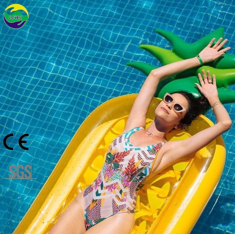 LC Fábrica Melhor Preço PVC inflável Float piscina Float abacaxi brinquedos de água para adultos