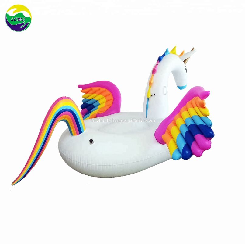 Ride On Inflatable Unicorn Gigante Flot 280 X 230 X 135cm Flotantes de Praia Infláveis Floatie
