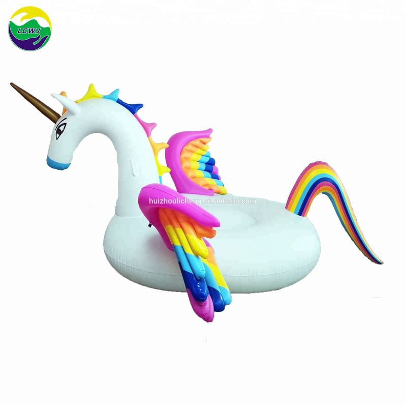 Ride On Inflatable Unicorn Gigante Flot 280 X 230 X 135cm Flotantes de Praia Infláveis Floatie