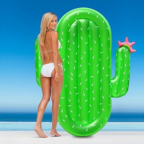 Fun Family Cactus Pool Float Não Ftalato PVC Festa de Verão Float For Lake
