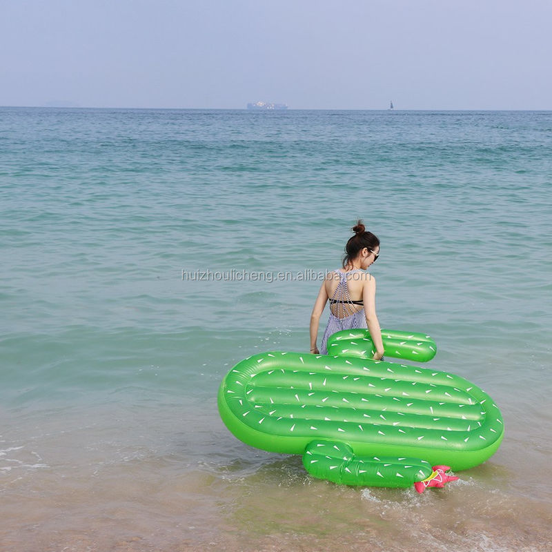 Fun Family Cactus Pool Float Não Ftalato PVC Festa de Verão Float For Lake