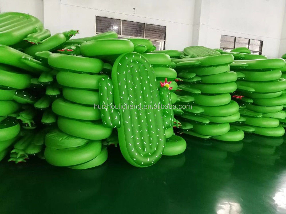 Fun Family Cactus Pool Float Não Ftalato PVC Festa de Verão Float For Lake
