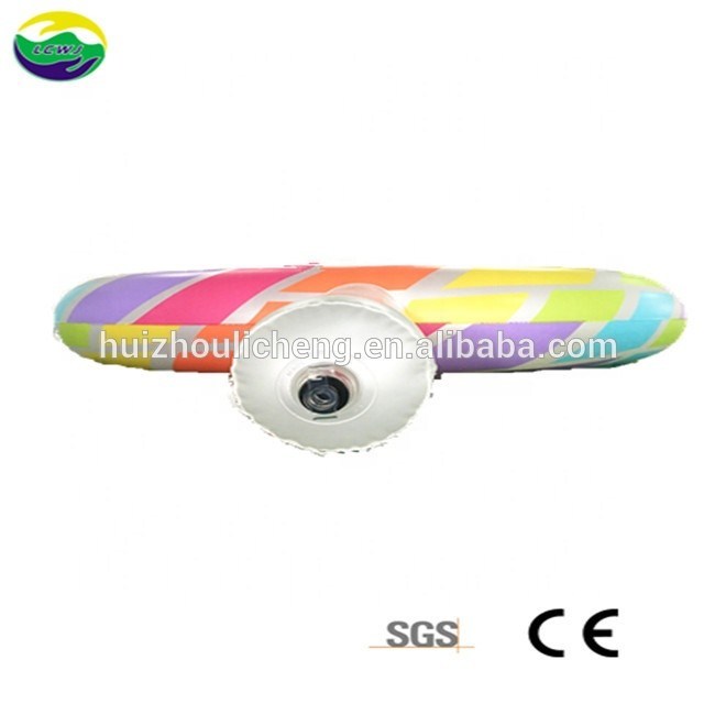 0.3mm Multicolor grande piscina flutuantes inflável Lollipop piscina flutuante 220 X 150cm