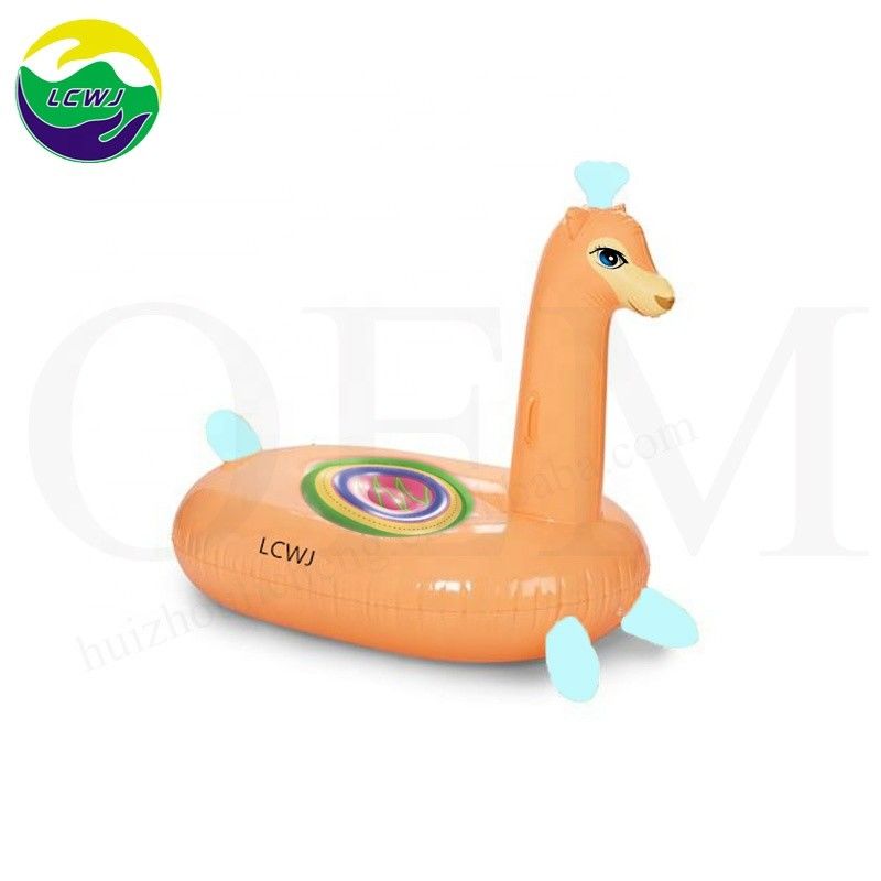 Férias Decoração ao ar livre Jogos de piscina Alpaca Ilha flutuante inflável