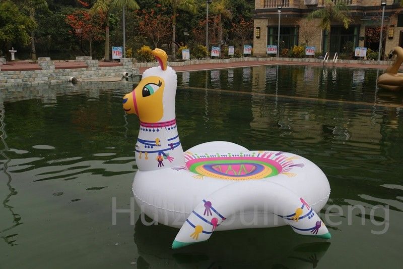 Adultos Alpaca realista piscina inflável flutuante lama piscina jogos para festa