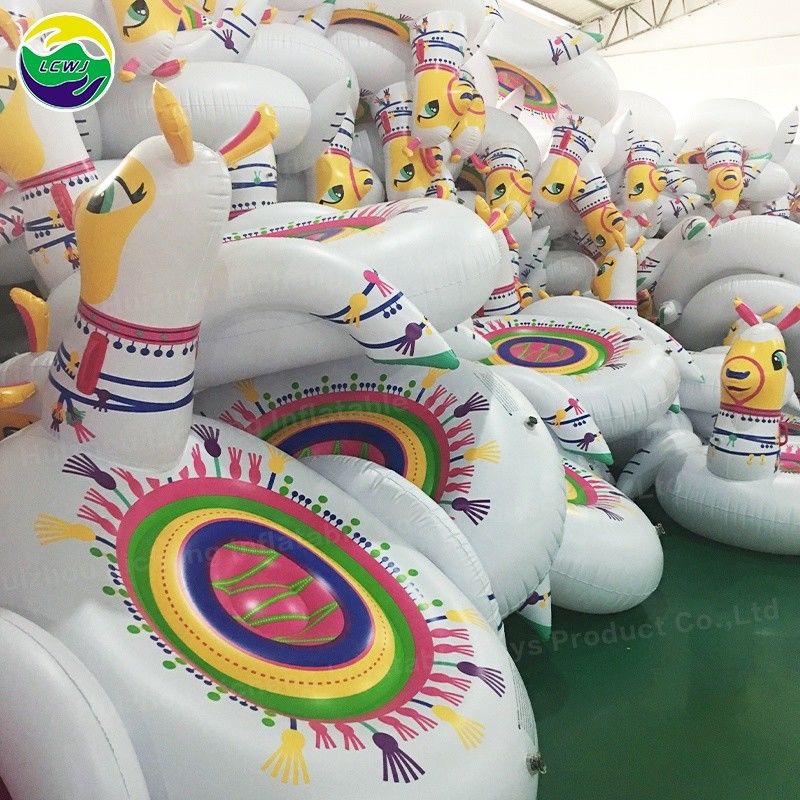 Adultos Alpaca realista piscina inflável flutuante lama piscina jogos para festa