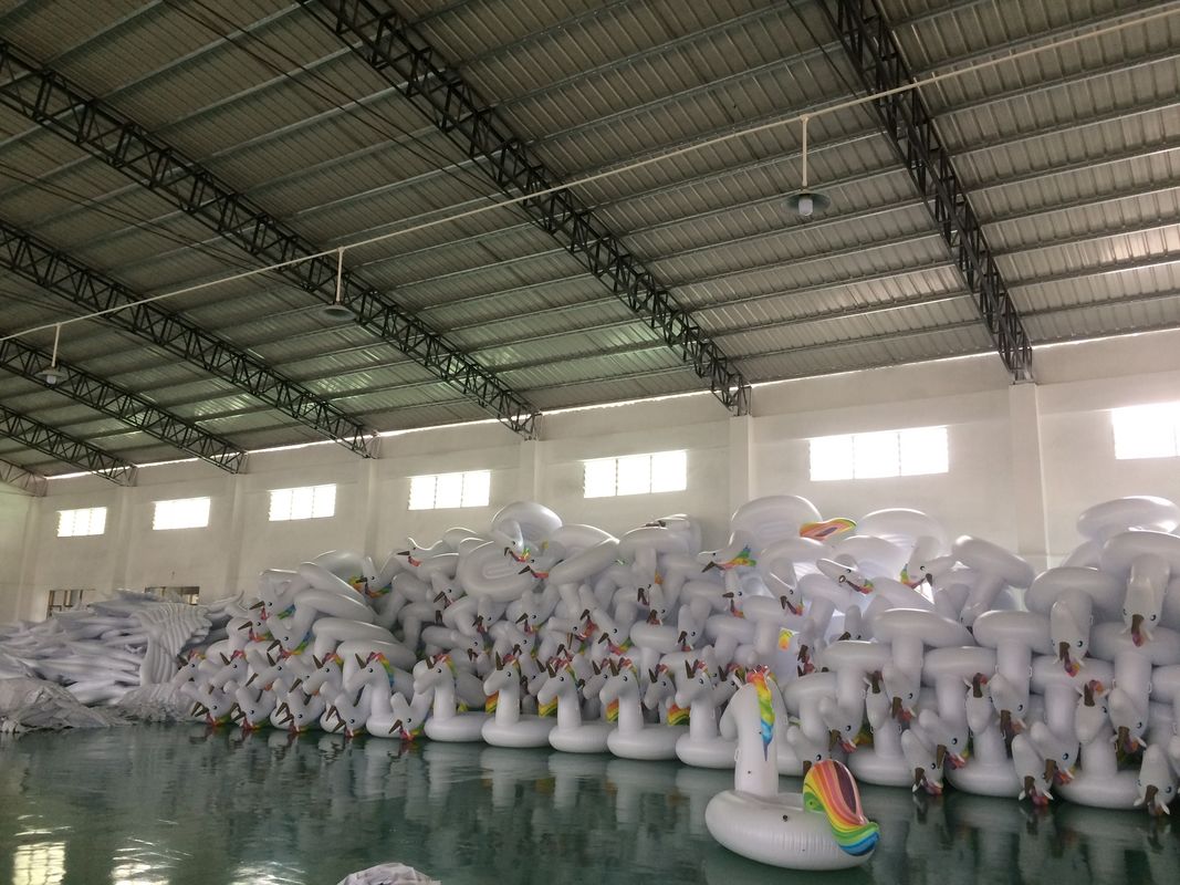 OEM Rideable Inflatable Pool Float Ride On Inflatable Unicorn Pool Lounge Toy