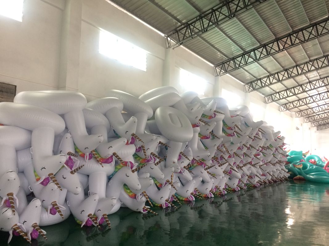 OEM Rideable Inflatable Pool Float Ride On Inflatable Unicorn Pool Lounge Toy