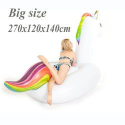OEM Rideable Inflatable Pool Float Ride On Inflatable Unicorn Pool Lounge Toy