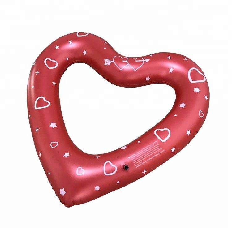 1.5M Float de Água Crianças Anel Inflavel Amor Coração Piscina Piscina Float Para Adultos