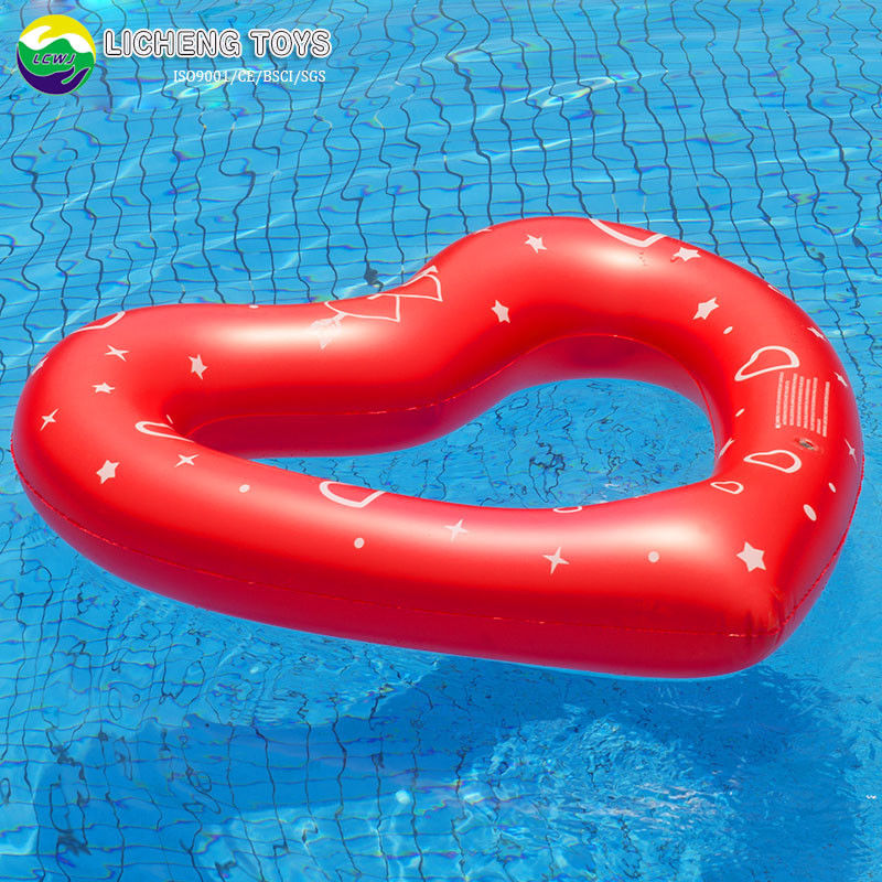 1.5M Float de Água Crianças Anel Inflavel Amor Coração Piscina Piscina Float Para Adultos