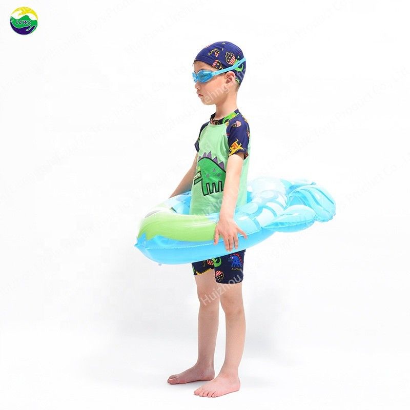 0.25mm Inflável piscina exterior tubo flutuante peixe brinquedos piscina natação balsa de água 8.7in