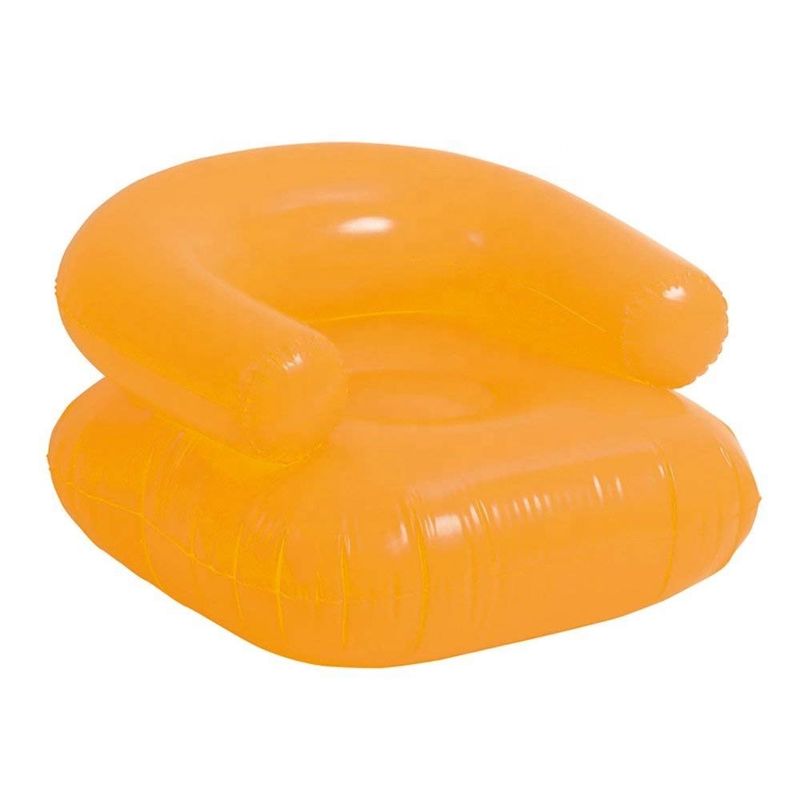 Mobiliário inflável portátil de praia Cadeira de acampamento inflável Sofá 68 X 63 X 48CM