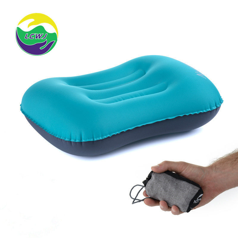 47cm TPU Mobiliário inflável para o exterior Blow Up almofada de viagem para descanso do pescoço