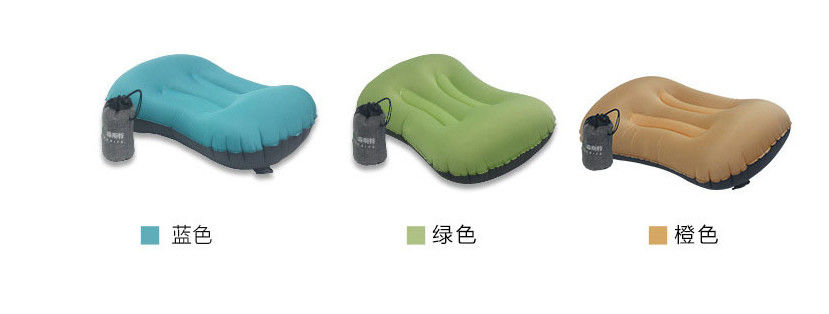 47cm TPU Mobiliário inflável para o exterior Blow Up almofada de viagem para descanso do pescoço