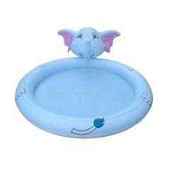 LC Animal Elephant Splash Piscina de piso térreo Piscina de pulverização inflável Piscina inflável com pulverização