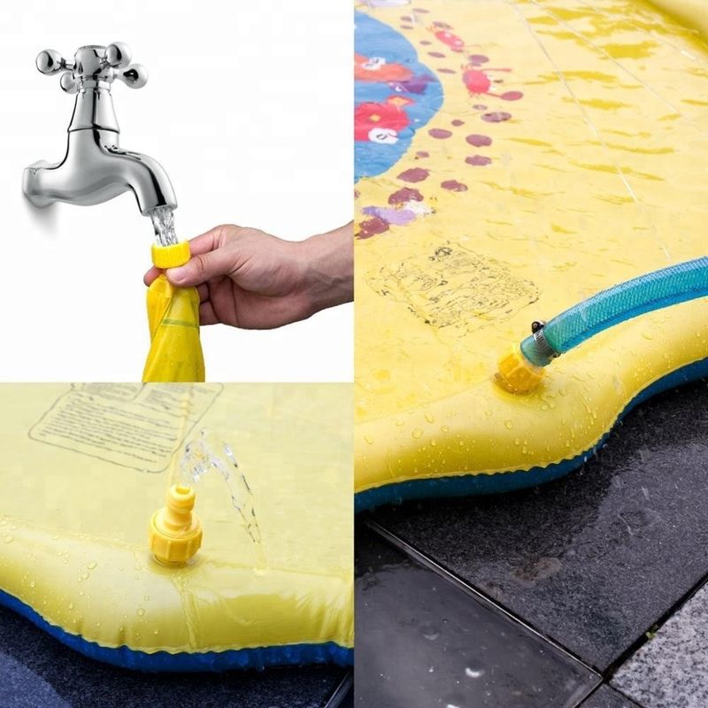 Jardim Inflável Sprinkler brinquedo Verão Fun Splash Play Mat Para Pequeninos