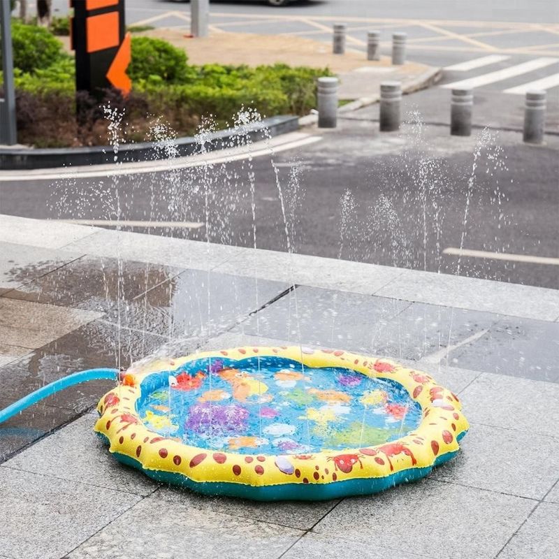 Jardim Inflável Sprinkler brinquedo Verão Fun Splash Play Mat Para Pequeninos