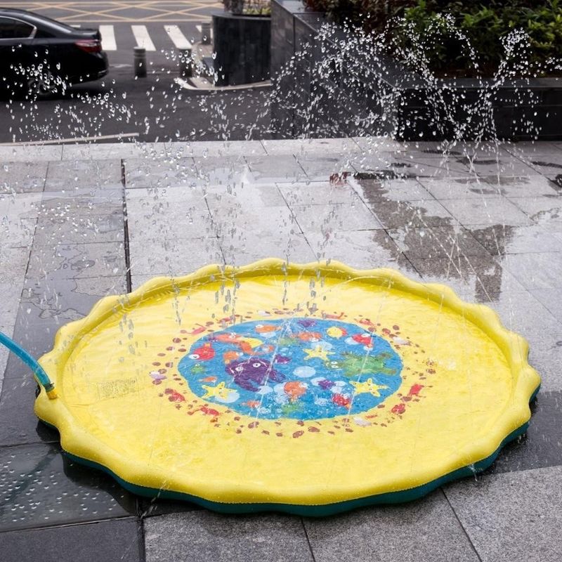 Jardim Inflável Sprinkler brinquedo Verão Fun Splash Play Mat Para Pequeninos