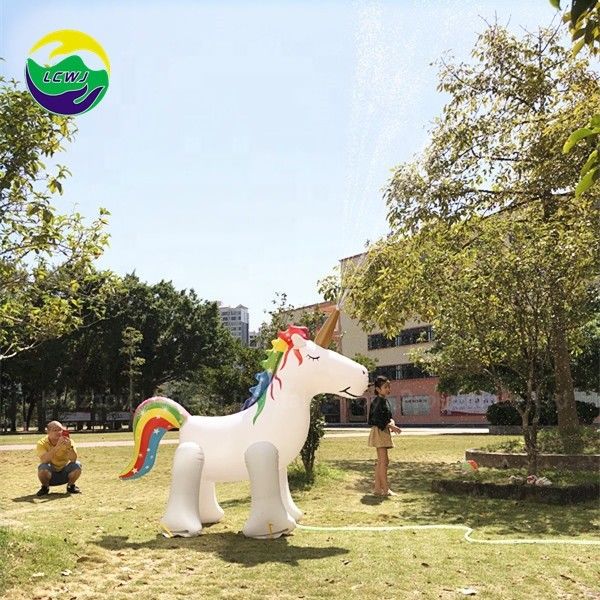 PVC Unicornio Joguinho Inflavel para Lado 100kg Sprinkler Gifts Mat Fornecedor Para o Chão