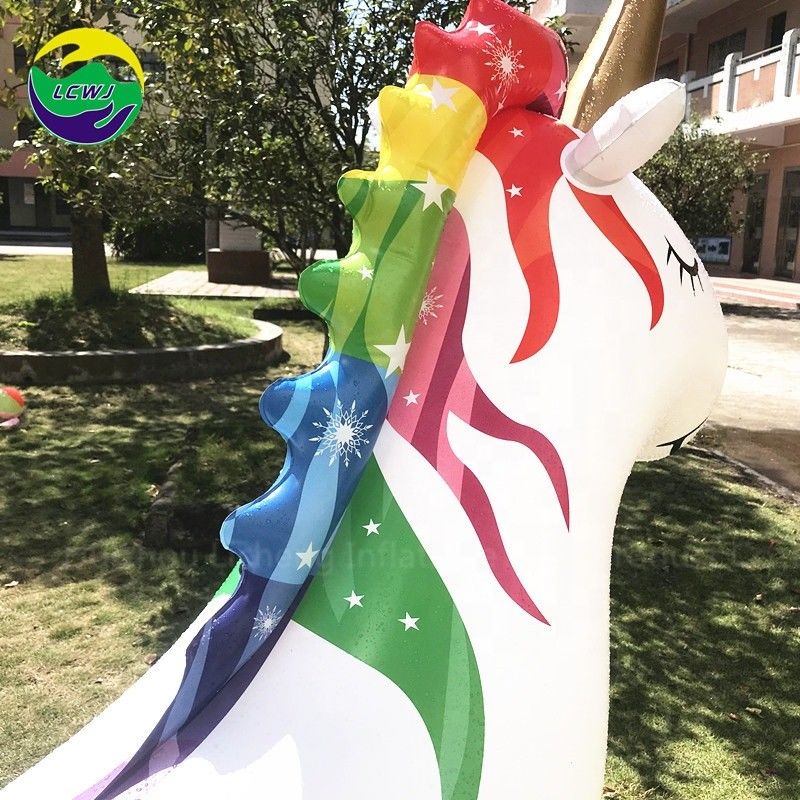 PVC Unicornio Joguinho Inflavel para Lado 100kg Sprinkler Gifts Mat Fornecedor Para o Chão