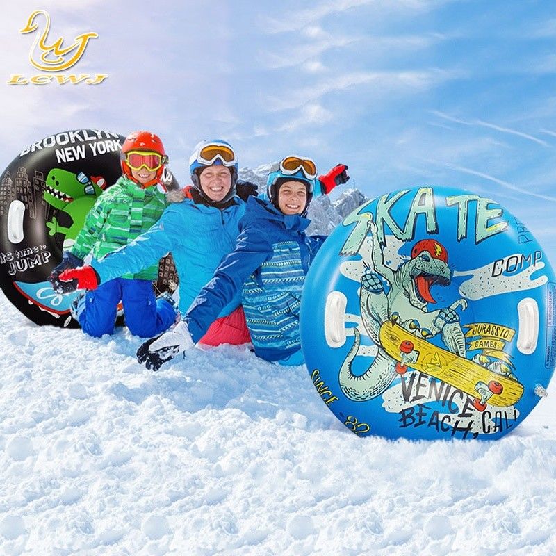 Sled de Dinossauro de Donut de Unicórnio Blow Up Sport Heavy Duty Sled Snow Tube
