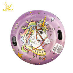 Sled de Dinossauro de Donut de Unicórnio Blow Up Sport Heavy Duty Sled Snow Tube