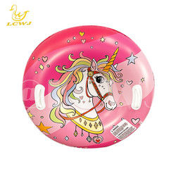 Sled de Dinossauro de Donut de Unicórnio Blow Up Sport Heavy Duty Sled Snow Tube