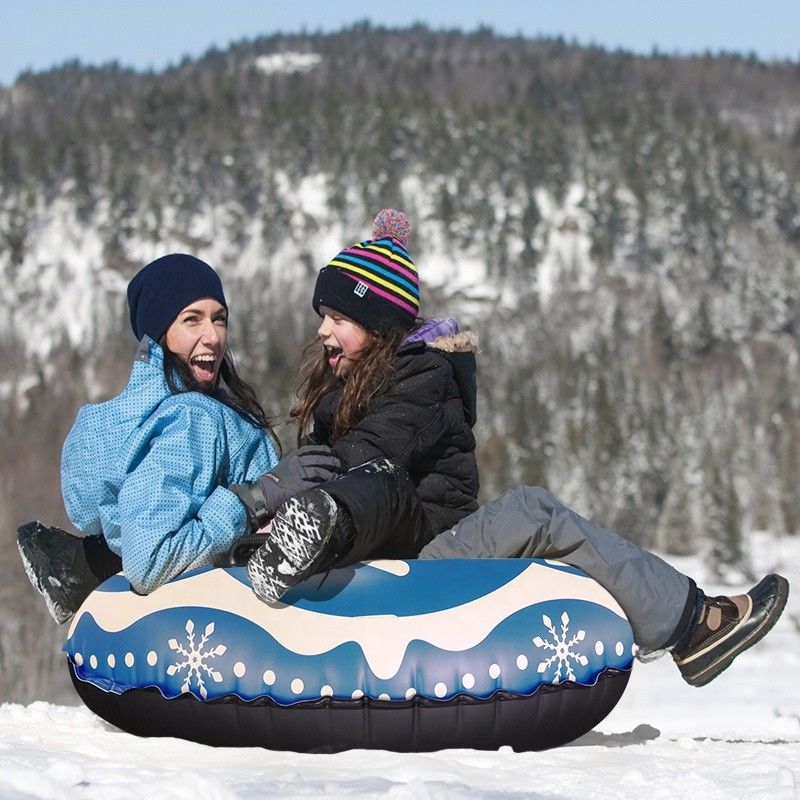 Neve para adultos brinquedos infláveis infláveis tubo de trenó de neve de ar trenó de neve 0,58 mm 0,38 mm