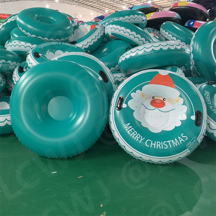 300 kg de trenó inflável de neve rebocável trenó de Natal de trabalho pesado tubo de trenó de PVC 0,6 mm