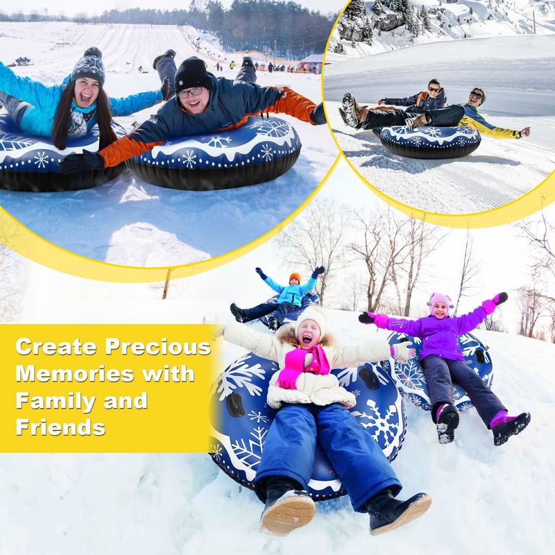 Sledas pesadas Tubos de neve para adultos Tubos de neve de inverno brinquedos divertidos para crianças
