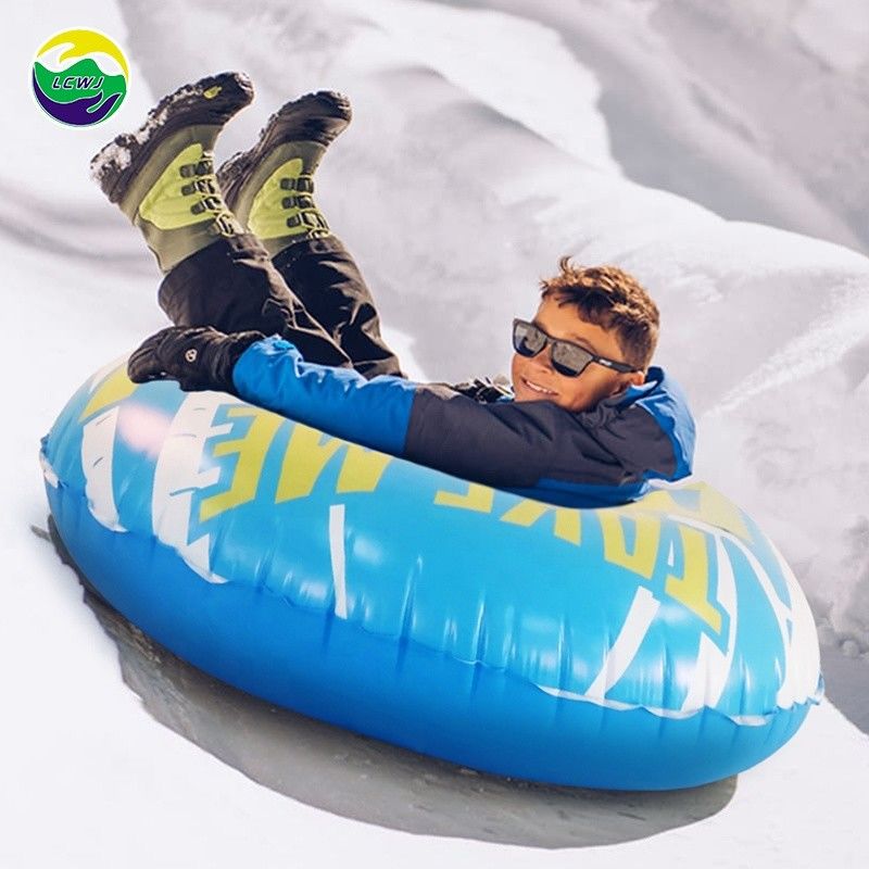 OVNI Espaço inflável brinquedos de neve removível tubo inflável para trenó brinquedos de inverno 47in