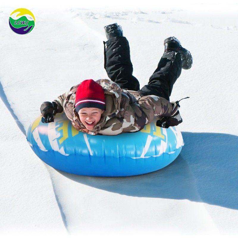 OVNI Espaço inflável brinquedos de neve removível tubo inflável para trenó brinquedos de inverno 47in