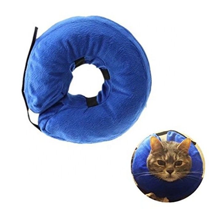 Colarinho inflável para animais de estimação de cone de gato tamanho personalizado Colarinho de recuperação suave para gatos